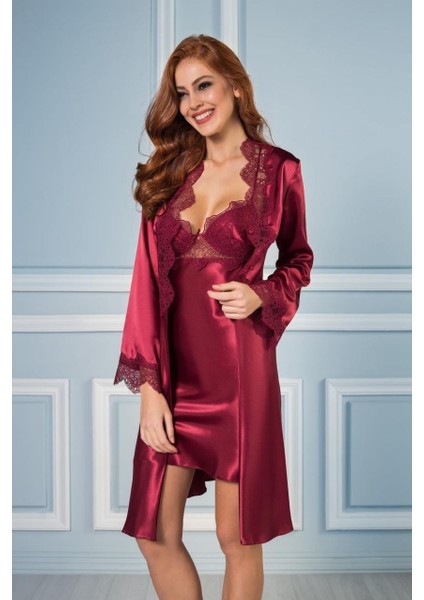 6'lı Midi Gecelik Sabahlık Set 6335