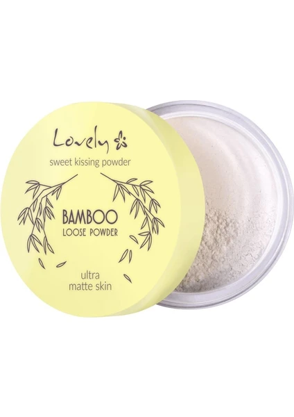 Bamboo Loose Powder Mat Bitişli Şeffaf Bambu Pudra