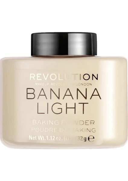 Loose Baking Powder Banana Light Sabitleyici Pudra