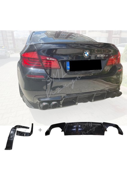 Bmw F10 3 Parça Dıfüzör (Plastik)