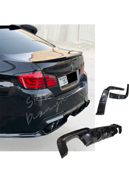 Bmw F10 3 Parça Dıfüzör (Plastik)