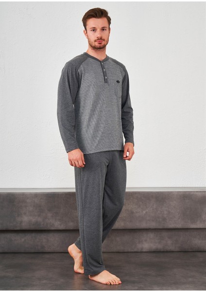 Erkek Patlı Yaka Pijama Takım - 10590 fiyatları