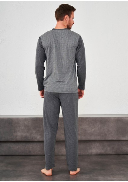 Erkek Patlı Yaka Pijama Takım - 10590 fırsatları