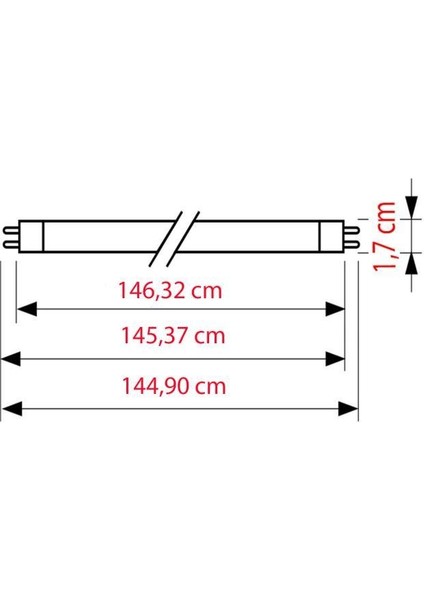 Master Tl5 Ho 49W/830 T5 Floresan Ampul Sarı 3000K