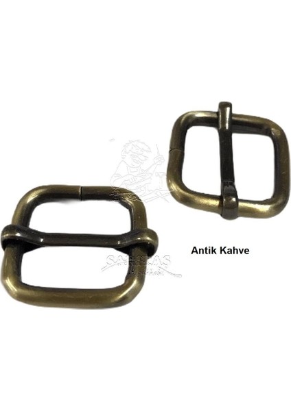Ayar Tokası 2,5 cm 2 Adet (Leathercraft, Deri Hobi)