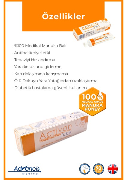 Activon Tube-Manuka Balı  Bakım Kremi 25GR