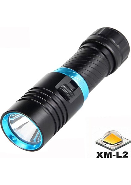 Xm-L2 Su Geçirmez Dalış Sualtı 50 Metre LED Dalış El Feneri(Yurt Dışından)