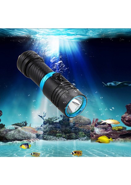 Xm-L2 Su Geçirmez Dalış Sualtı 50 Metre LED Dalış El Feneri(Yurt Dışından)