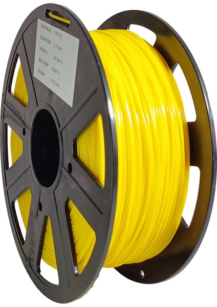 Flex Tpu Esnek Filament 92A Sarı