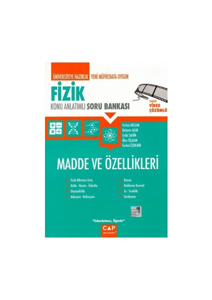 Çap Yayınları Fizik Madde ve Özellikleri