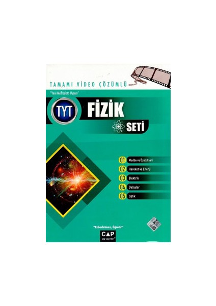 Çap Yayınları TYT Fizik Seti Son Baskı