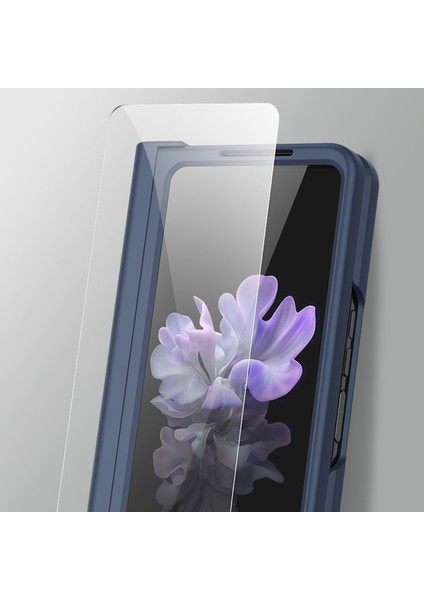 Galaxy Z Fold4 5g Deri Telefon Kılıfı - Siyah (Yurt Dışından)