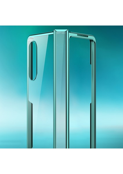 Galaxy Z Fold4 5g Pu Telefon Kılıfı - Yeşil (Yurt Dışından) fiyatları