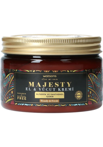 Majesty El ve Vücut Kremi 250 ml