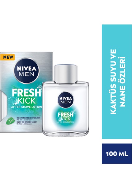 Cool Kick Fresh Tıraş Sonrası Losyon 100ml, Serinleten Ferahlık