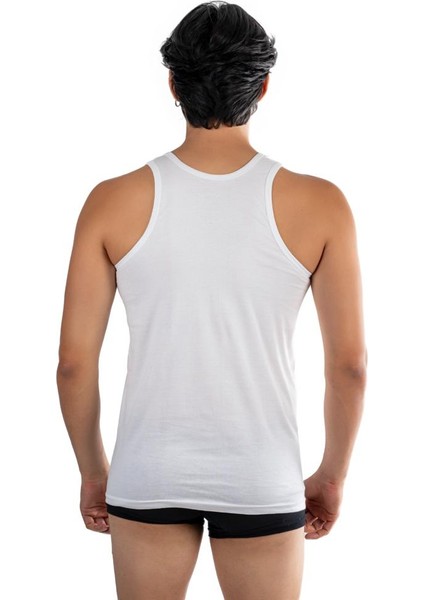 Beyaz Erkek Atlet 6'lı Paket modelleri