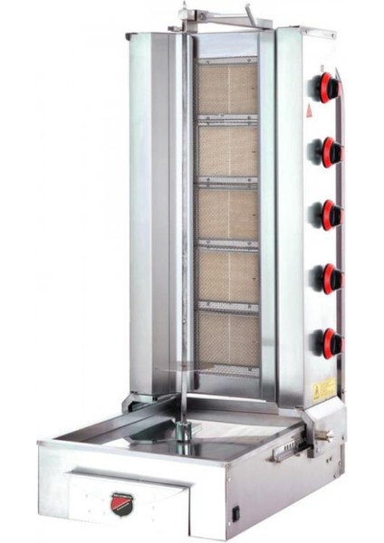 Sılverınox - 5 Radyanlı Doğalgazlı Alttan Motorlu Döner Ocak