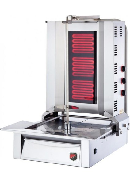 Sılverınox - 3 Radyanlı Elektrikli Alttan Motorlu Döner Ocak