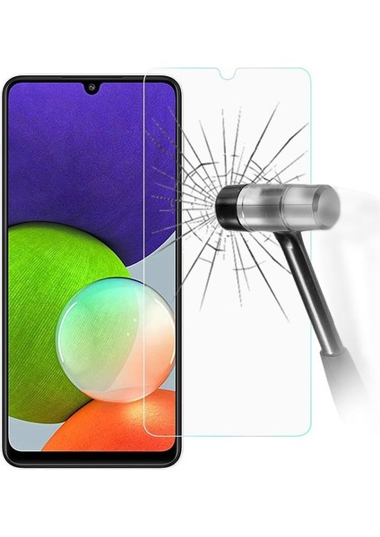 Samsung Galaxy A22 Ekran Koruyucu 3 Adet Temperli Kırılmaz Cam