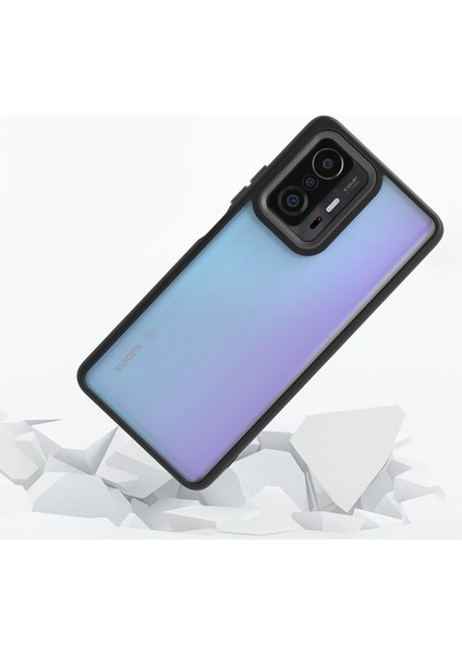 Xiaomi Redmi Note 8 Kılıf Renkli Silikon Kenarlı Arkası Şeffaf Flora Kapak