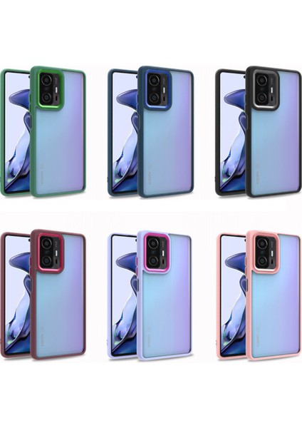Realme C31 Kılıf Silikon Kenarlı Arkası Şeffaf Renkli Flora Kapak modelleri