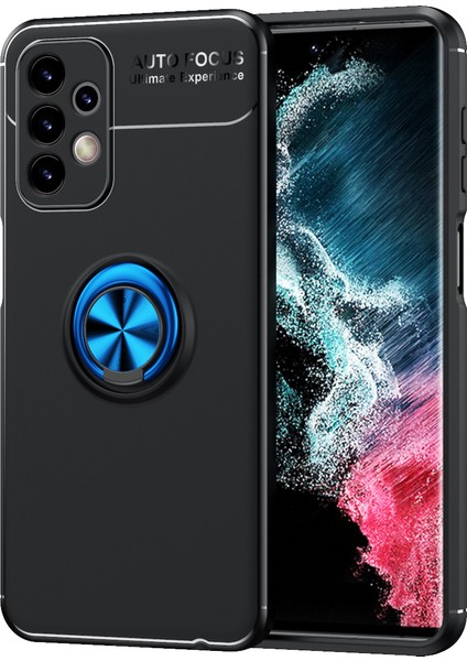 Samsung Galaxy A23 Kılıf Yüzüklü Manyetik Ravel Silikon