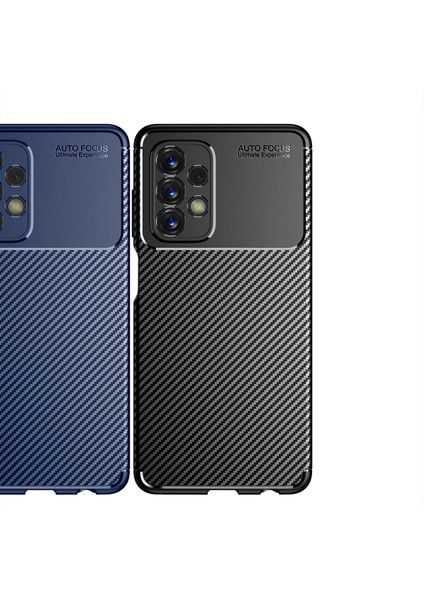 Samsung Galaxy A23 Kılıf Karbon Desenli Lux Negro Silikon