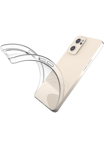 Oppo Reno 7 Kılıf Ultra Ince Şeffaf Silikon fiyatları