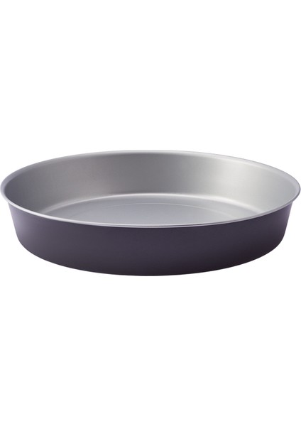 Silver Elegance Yuvarlak Karbon Çelik Tepsi 28 cm