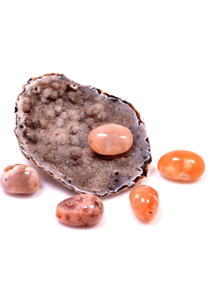 Çiçek Akik Taşı Kütle - Flower Agate modelleri