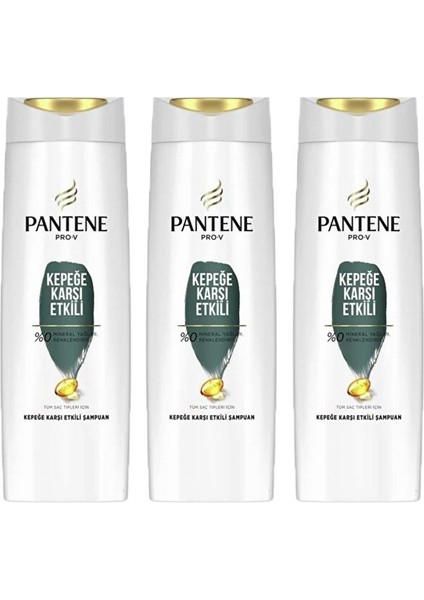 Şampuan Kepeğe Karşı Etkili 400 ml Şampuan x 3