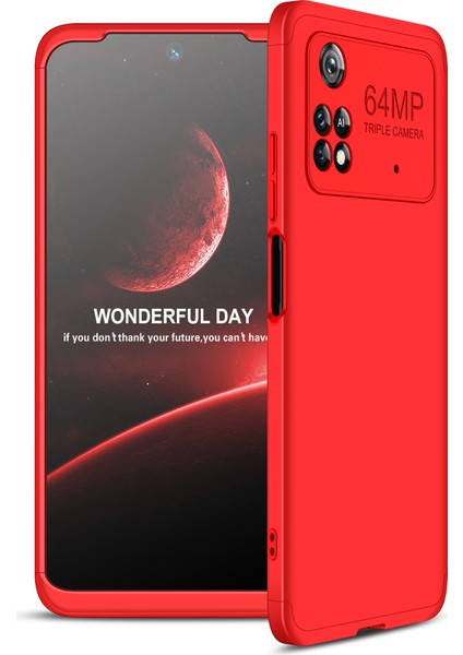 Xiaomi Poco M4 Pro 4g Kılıf 3 Parça 360 Ays Kapak