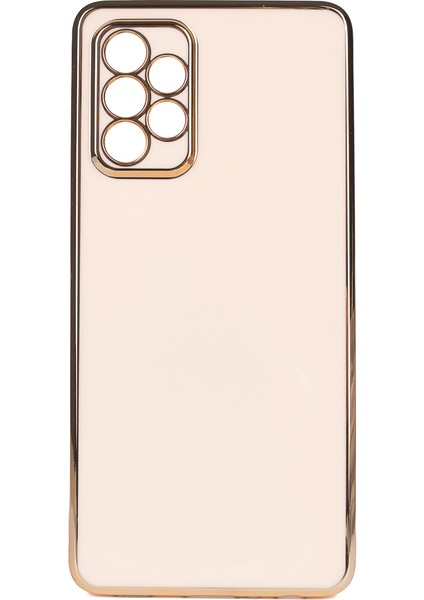 Samsung Galaxy A13 Kılıf Parlak Kenarlı Laser Bark Silikon