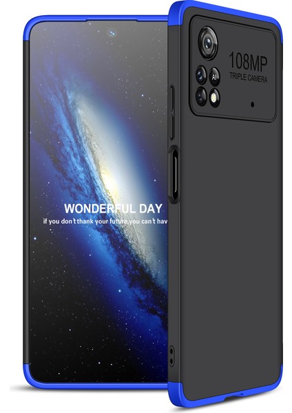 Xiaomi Poco X4 Pro 5g Kılıf 3 Parça 360 Ays Kapak