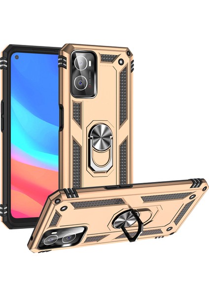 Oppo A36 Kılıf Ultra Korumalı Yüzüklü Manyetik Vega Kapak