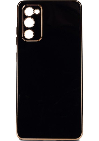 Samsung Galaxy A03S Kılıf Parlak Kenarlı Laser Bark Silikon
