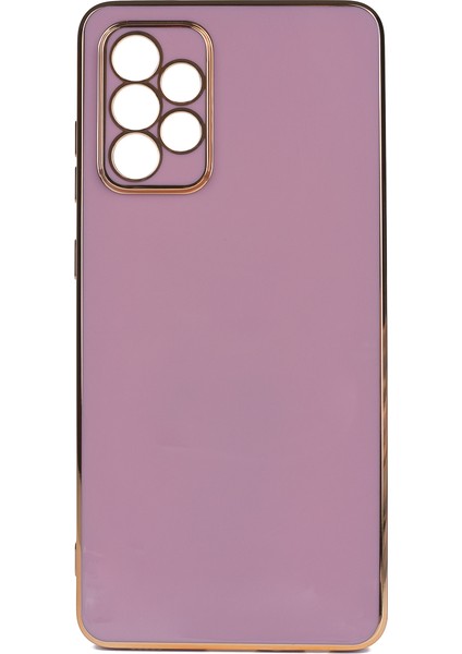 Samsung Galaxy A33 Kılıf Parlak Kenarlı Laser Bark Silikon
