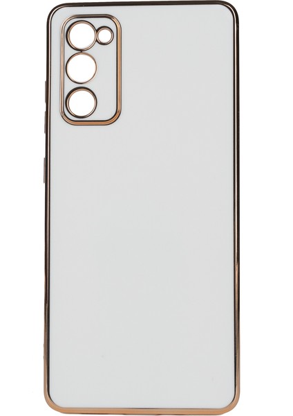 Samsung Galaxy A03S Kılıf Parlak Kenarlı Laser Bark Silikon