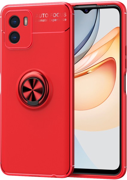 Vivo Y15S Kılıf Yüzüklü Manyetik Ravel Silikon