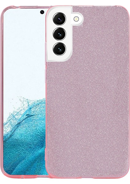 Samsung Galaxy S22 Plus Kılıf Simli Parlak Shining Silikon