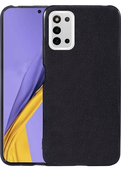 Kny Xiaomi Redmi 9c Kılıf Simli Parlak Shining Silikon