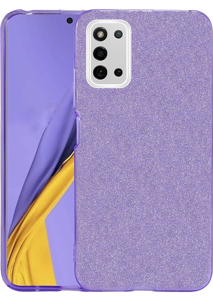Xiaomi Redmi 9c Kılıf Simli Parlak Shining Silikon
