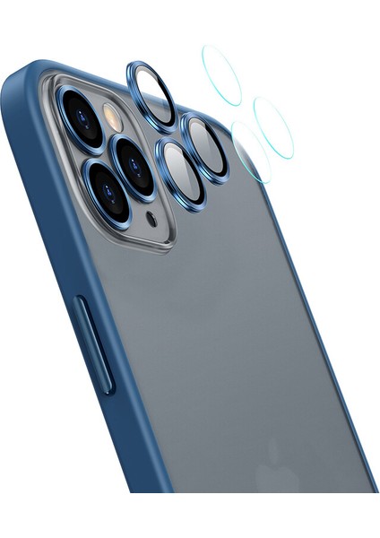 Apple Iphone 12 Pro Max Kılıf Renkli Kenarlı Kamera Lens Koruyuculı Retro Kapak