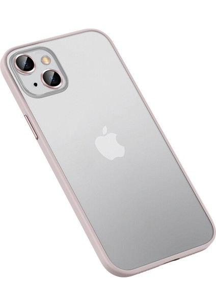 Apple Iphone 13 Kılıf Renkli Kenarlı Kamera Lens Koruyuculı Retro Kapak