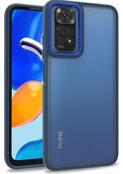 Xiaomi Redmi Note 11 Kılıf Silikon Kenarlı Renkli Flora Kapak