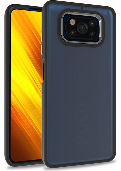 Xiaomi Poco X3 Nfc Kılıf Silikon Kenarlı Renkli Flora Kapak