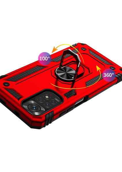 Xiaomi Redmi Note 11 Kılıf Ultra Korumalı Yüzüklü Manyetik Vega Kapak modelleri