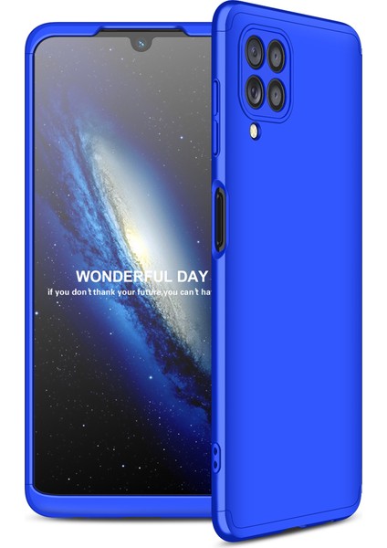 Samsung Galaxy M22 Kılıf 3 Parça 360 Ays Kapak