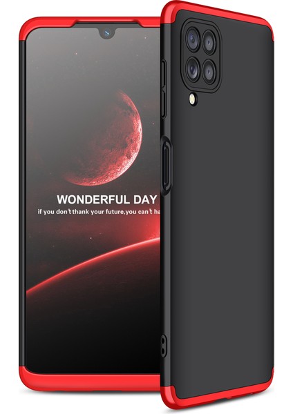 Samsung Galaxy M22 Kılıf 3 Parça 360 Ays Kapak