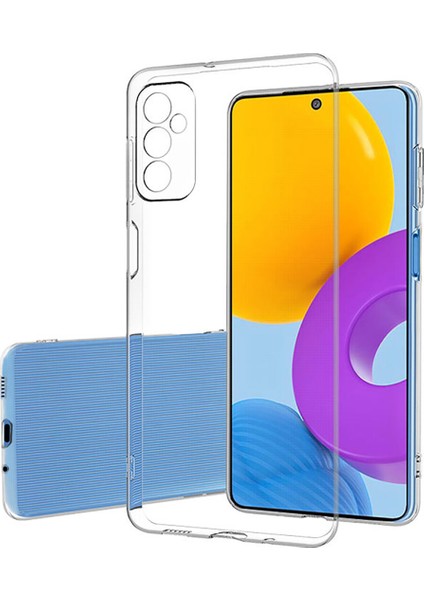 Galaxy M52 Kılıf Ultra Ince Şeffaf Silikon
